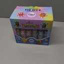 24 Colors Tie Dye Kit, Tie Dye Set for Kids, Pre-Filled Bottles, Non Toxic Permanent Fabric Dye Art Set, Easy DIY Fabric Art - Create Fun (24 Colors)