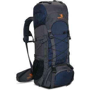 Bseash 60L Internal Frame Waterproof Hiking Camping Backpack with Rain Cover, Large Outdoor Sport Travel Daypack Rucksack
