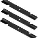 Upgrade 5101755S (Pack of 3) Lawn Mower Blades Replace for 91-626 596-347,21" Mower Blade, Compatible with Scag 61" Deck Lawn Mower, Replace for All 61 inch Ferris lawnmowers