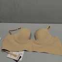 Low Back Bras for Women-Seamless Backless Bra Deep U Plunge Invisible Low Cut Bras Multiway Convertible Straps Halter Bra (34DDD)