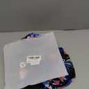 Daci Women Purple Flower Plus Size Swimsuits Tummy Control One Piece Bathing Suits Front Cross Keyhole Swimwear 20 Plus