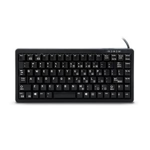 Cherry G84-4100LCAUS-2 Compact Wired Keyboard - PS/2, USB, Black