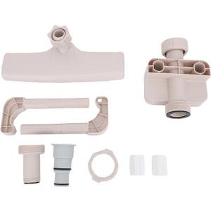 Aramox Pool Sprinkler Fountain, PVC Adjustable Waterfall Fountain for Above Ground Pools, Full 360 Degree Spray Coverage, Easily Tailor Height and Relaxation Cooling