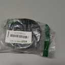 Black Solid Rubber Strip, 1/8 (.125)" Thick X 2" Wide X 10'Long, Solid Flat Rubber Roll for Anti-Slip, Anti-Vibration, DIY Gaskets, Crafts, Sealing, Supports, Protection