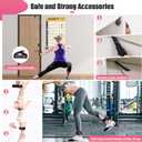 Resistance Bands with Handles for Women, 5 Level Exercise Bands Workout Bands for Physical Therapy, Yoga, Pilates, Door Anchor, Storage Pouch