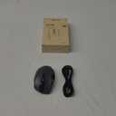 TechRise Bluetooth Mouse (BT5.0/3.0 & 2.4G) Rechargeable Wireless Mouse, 4800 DPI Optical Tracking, 6 Adjustable DPI, 2.4GHz with USB A Receiver, Quiet Clicks, Ergonomic Grips, 6 Buttons - Grey