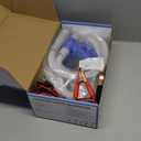 Fuel Transfer Pump Electric With Auto-Stop Sensor Leak Protection, 3.2GPM 72" Long Hose Lithium Battery Rechargeable Portable Automatic Gas Can Pump, for Gasoline/Diesel/Kerosene/Water, Blue