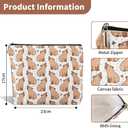 Degpum Capybara Makeup Bags for Women,Perfect Cosmetic Bag Just A Girl Who Love Capybaras For Sisters,Daughters, Friends,Teen Girls & Women.Ideal Gift For Travel, Birthdays, & Christmas,Mothers Day