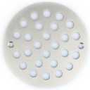 4 Inch Screw-in Round Shower Drain Cover Replacement Floor Drainer with Screws (Brushed Nickel)