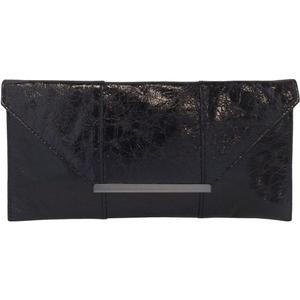 JNB Women's Metallic Material Clutch Purse