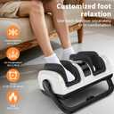 CARESKY Shiatsu Foot Massager with Heat, Deep Kneading Foot Massager for Plantar Fasciitis, Neuropathy, Circulation and Pain Relief, Foot and Calf Massage at Home/Office
