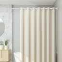CorkLatta White Shower Curtain Rod 31 to 80 Inch,1 Inch Diameter Adjustable Spring Tension Stainless Steel Telescoping Rod,Easy Install,No Rust