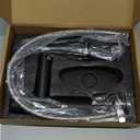 Bathroom Sink Faucet One Hole,Lavatory Tap for Basin,Matte Black Bathroom Sink Faucet with Metal Pop Up Drain Assembly Bathroom Faucet 1 Hole with 3 Hole Deck Plate