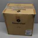 Steamfast SF-407 Canister Fabric Steamer, With Telescopic Pole and Fabric Brush, 45 Second Heat Up Time, Chemical-Free Steam, Clothes Hook, Fabric Brush, 40-Ounce Water Tank, White