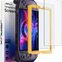 JSAUX 2-Pack Anti Glare Screen Protector for Legion Go S 8" (2025), Easy to Install with Guiding Frame, 8 inch Full Coverage, Matte Tempered Glass Protector Accessories, Anti-Scratch, Anti-Fingerprint