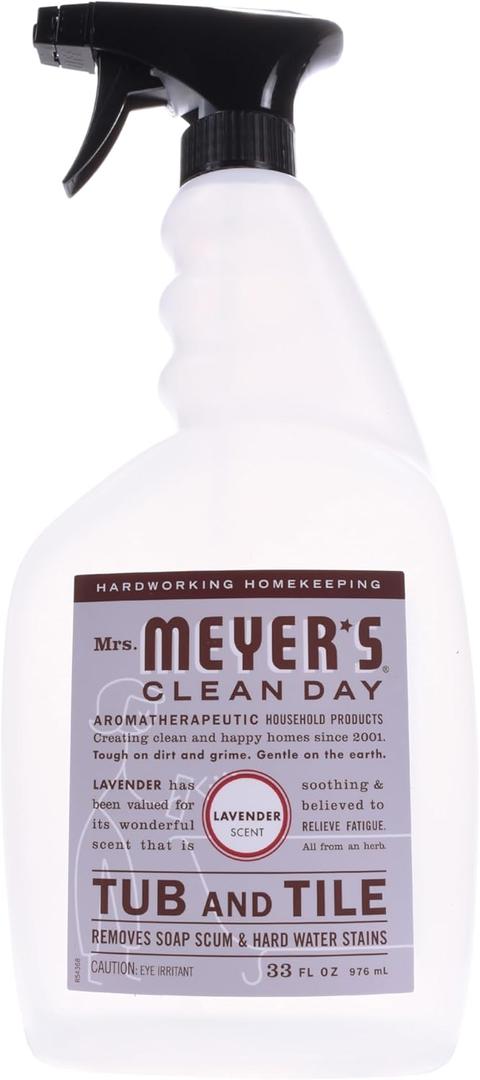 MRS. MEYER'S CLEAN DAY Tub and Tile Cleaner, Lavender, 33 Fluid Ounce MRS. MEYER'S CLEAN DAY Tub and Tile Cleaner, Lavender, 33 Fluid Ounce