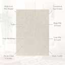 SHACOS Soft Fluffy 8x10 Area Rugs for Living Room, Modern Geometric High Low Pile Non Slip Washable Rugs, Stain Resistant Carpet Rug for Bedroom Dining Room Kids Room, Beige