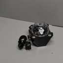 2 in 1 Glow Party Black Light Disco Ball Light with Sound Activated Strobe Dj Party Lights Black Lights, for Halloween Christmas Birthday Decor Classroom Room Family Party Decor (Medium)