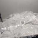 Clear Shower Curtain Liner, Premium PEVA, 72"x72", 100% Waterproof with Rustproof Grommets, Weighted, Quick Dry, Modern Style, 12 Hooks Included, Lightweight Standard Size,Odorless Plastic, Luxury