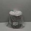 Endymion Grey Wicker Trash Can, Waterproof Wicker Waste Basket for Bathroom, Woven Waste Basket for Bedroom, 2 Gallon Round