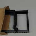 HzTinT 2PACK Cutting Board Organizer, Adjustable Divider Cutting Board Holder with Anti-slip Pads, Kitchen Cabinet Organizer for Baking Cookie Sheet Pan Bakeware Cookie, Black, Large-Size (11.3 in)