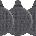 MR.SIGA Silicone Bathtub Stopper, Drain Stopper for Shower, Sink, 5.1" Diameter, Grey, 3 Pack