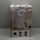 SAMEAT Heated Towel Warmers for Bathroom - Large Towel Warmer Bucket, Wood Handle, Auto Shut Off, Fits Up to Two 40"X70" Oversized Towels, White