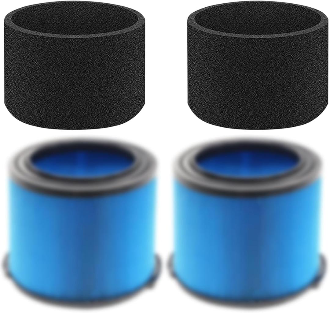 VF3500 Filter Replacement Kit for Ridgid 34.5 Gallon Wet/Dry Shop Vacuums  Includes VF3500 Filters, 26643 Foam Filter Sleeves, Replaces WD4050 WD3050 WD4080 WD4522 4000RV 4500RV WD4070
