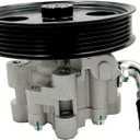 Power Steering Pump with Pulley Replacement for 2001-2007 Dodge Caravan Grand Caravan 3.3L 3.8L V6 Chrysler Town & Country 3.3L 3.8L V6 2001-2003 Voyager 3.3L V6