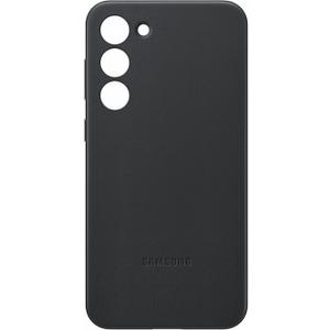 S23+ Leather Case Black