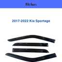 Window Visors Rain Guards for 2017-2022 Kia Sportage