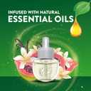 Air Wick Plug In Scented Oil Refill, 10ct, Vanilla and Pink Papaya, Air Freshener, Essential Oils