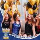 Bokon 100 Pcs 2026 Blue Graduation Plastic Cups Bulk with Strawless Sip Lids 12oz Disposable Congrats Grad Cup Drinkware Class of 2026 Celebration for College Tableware Party Supplies Decorations, about 12 oz