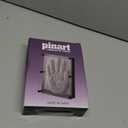 3D Pin Art Board Toy - Large Size Desk Toy Sculpture for Children Adults 6 x 8 inches (Silver Metal)
