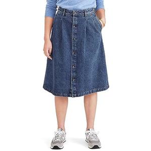 DOCKERS Women's Midi Skirt (31, Denim)