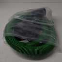 2 1/2 Shop Vac Hose for Wet Dry Shop Vacuum Hose2-1/2-inch x 7-feet Vacuum Dust Collector Hose, Green Black 