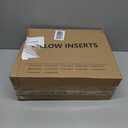 Feather Rectangle Lumbar Pillow Insert, Soft Fluffy 12 x 20 Inches Decorative Throw Pillow Insert for Bed, Couch and Cushion