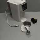 Hot & Iced Coffee Maker with Bold Setting, Single Serve Coffee Maker for K Cup and Grounds, 6-14 Oz Brew Sizes, 50 Oz Removable Water Tank, One Cup Coffee Machine with Reusable Filter, White (Ivory)