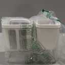 2Packs Yogurt Strainer[1.16QT*2/0.29GAL*2] Total & [0.55QT*2/0.1375GAL*2] Filter, Greek Yogurt Strainer Yogurt Press, BPA-Free PP Strainer for Whey Separation & Greek Yogurt Maker(Total1.16QT*2)