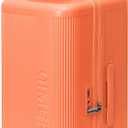 Large Capacity Luggage Sets 2 Piece, Checked Luggage with Cup Holder, Polycarbonate Hard Case luggage with Spinner Wheels,TSA Lock, YKK, Lightweight Durable Travel Suitcase for Men Women Orange, 37 x 34 x 72 cm