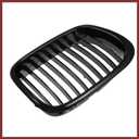 2pcs Glossy Black Front Kidney Grille Grill for BMW E39 1999-2003 5 Series 528i 540i 4-Door Replace Parts