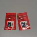 Micro Card 512GB 2-Pack TF Card MicroXC Memory Card C10, U3, A2, V30, 4K UHD for Drone, Action Camera, Handheld Consoles