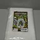 Fruit Tree Netting with 2-Way Zipper & Drawstring - 6.4Ft x 6.4Ft Garden Plant Net Pest Barrier to Prevent Cicadas Bird Squirrel Deer - Bug Protection for Blueberry Tomato with Fine Mesh Insect Cover