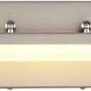 mirrea 24in Modern LED Vanity Light for Bathroom Lighting Dimmable 24w Brushed Nickel (Warm White 3000K)