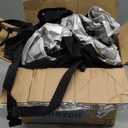 PANDA JOYS Extra Large Moving Bags with Zippers & Carrying Handles, Heavy-Duty Storage Tote for Space Saving Moving Storage, Fold Flat, Alternative to Box and Bin - 8 Pack, Silver