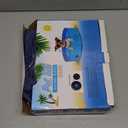 Dog Pool Foldable pet Pool Dog Swimming Pool pet Swimming Pool PVC Non-Slip for All Kinds of Pets (32x8in) (Blue)