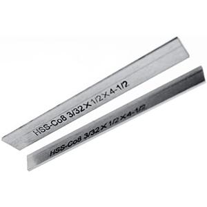 LLDSIMEX Set of 2 8% Cobalt 3/32" x 1/2" x 4-1/2" for Lathe Parting Cut Off Blade Parallel Type