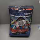 VIVOHOME 8FT Christmas Inflatable Outdoor Decoration, Santa on Bus, Navidad Blow Up Yard Decor with Built-in LED Light for Lawn, Garden, Party