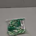 Women's Striped Halter Bathing Suit High Waisted Triangle Colorblock Swimsuit Bikini Set (Medium, Green)