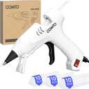 Hot Glue Gun Kit with 30 Sticks, 20W Fast Preheating Mini Hot Glue Gun and Sticks Set for School Crafts DIY Arts and Quick Home Repairs, White (30 Sticks (4"/10cm Each))